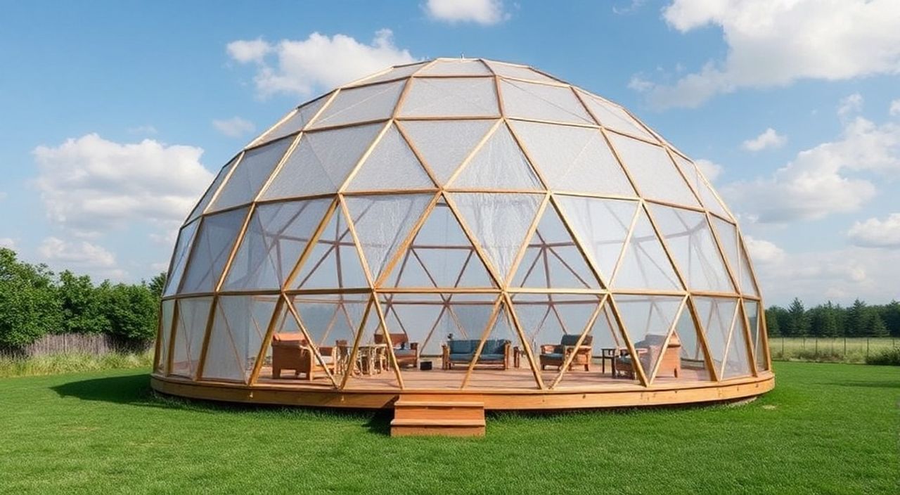 DIY: geo-dome из панели KarbonEco — 15 шагов
