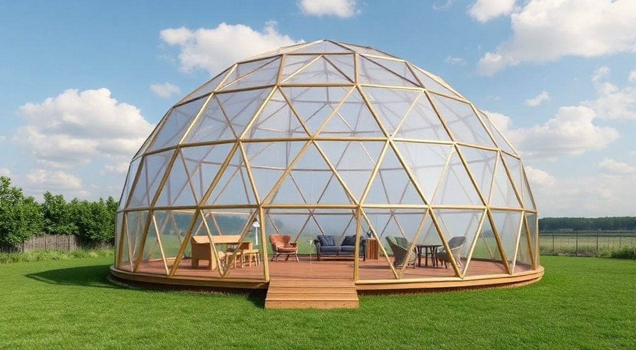 DIY: geo-dome из панели KarbonEco — 5 шагов