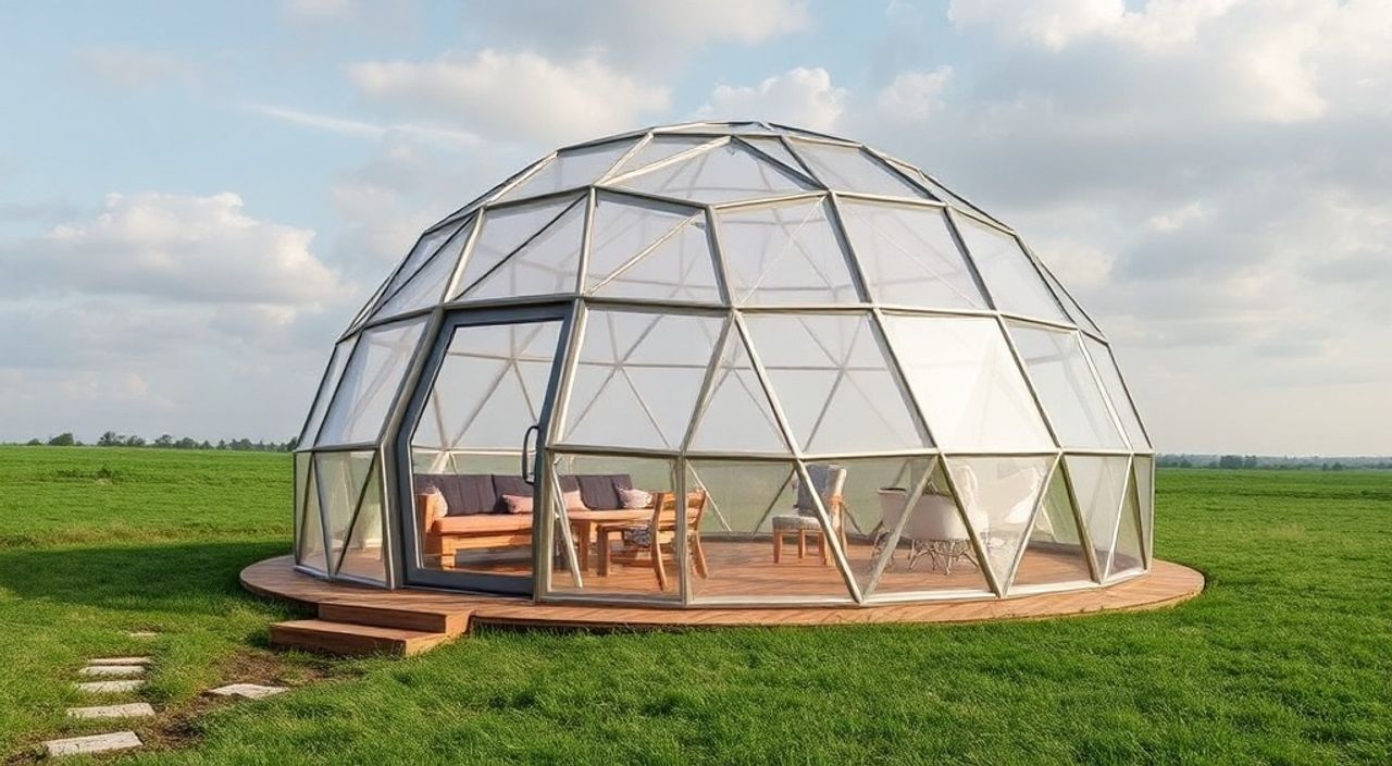 DIY: geo-dome из PIR-утеплитель — 10 шагов