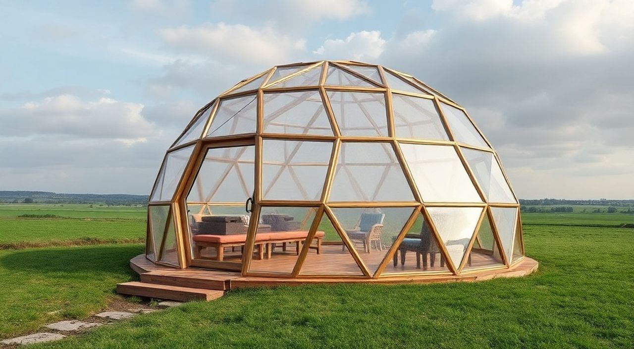 DIY: geo-dome из PIR-утеплитель — 15 шагов