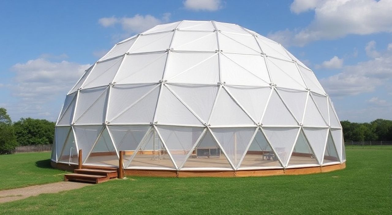DIY: geo-dome из полиуретановая сэндвич-панель — 15 шагов