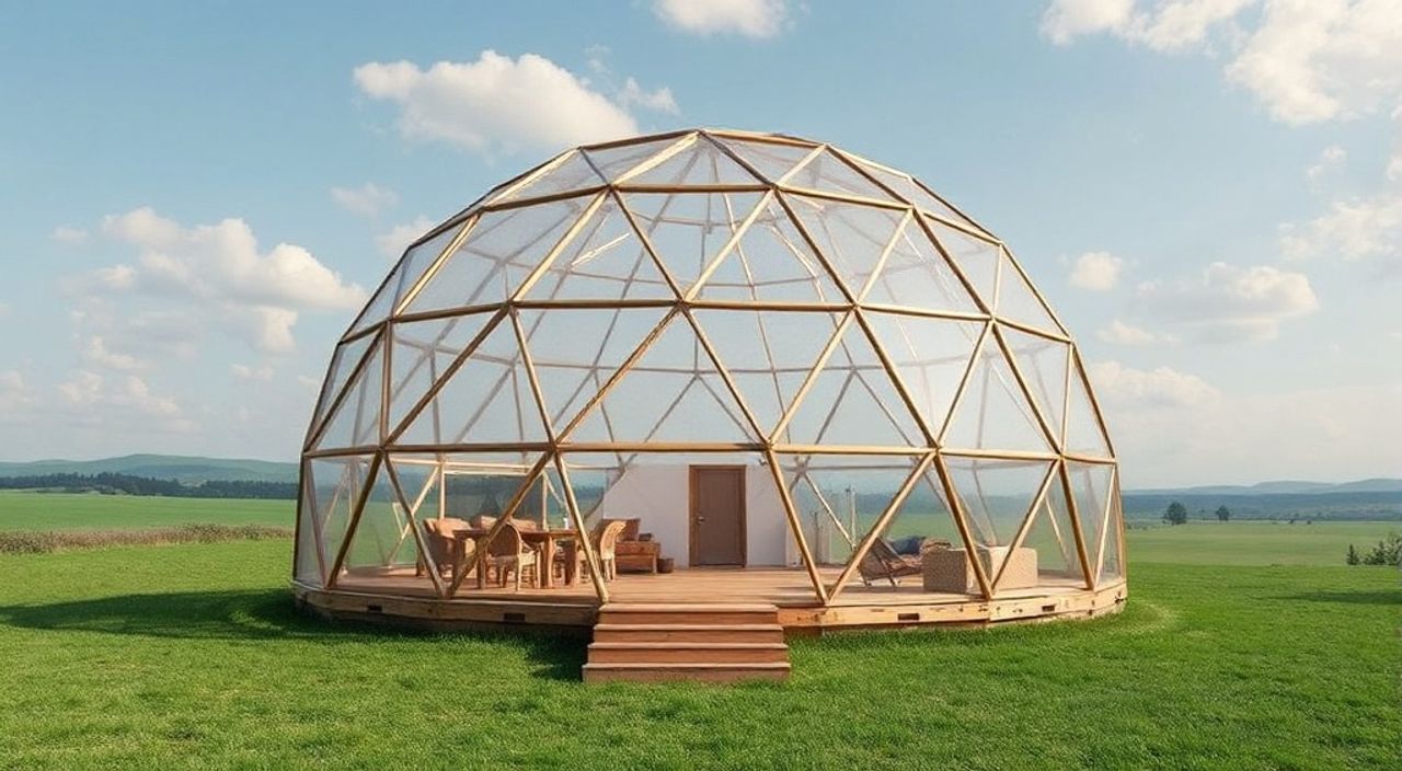 DIY: geo-dome из ручной саман — 10 шагов
