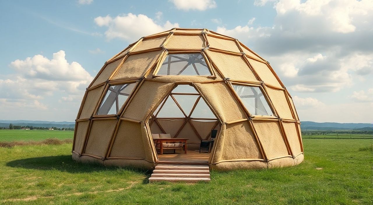 DIY: geo-dome из ручной саман — 5 шагов