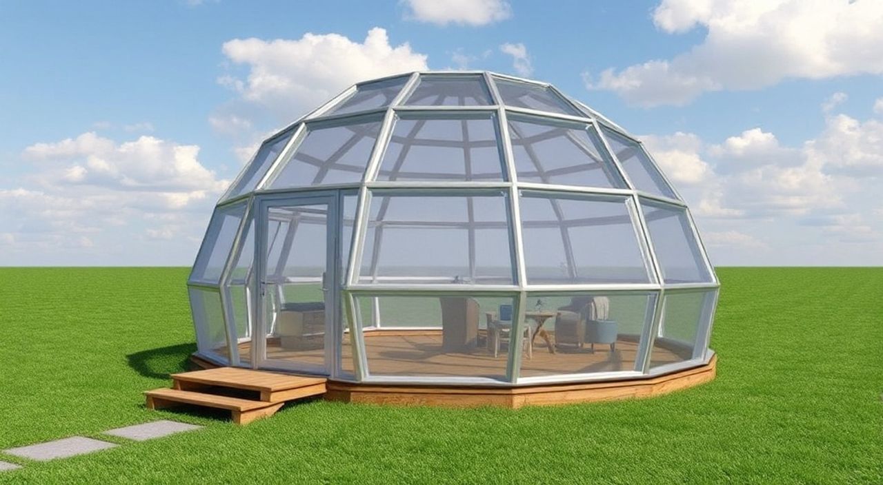 DIY: geo-dome из SIP-панели — 10 шагов