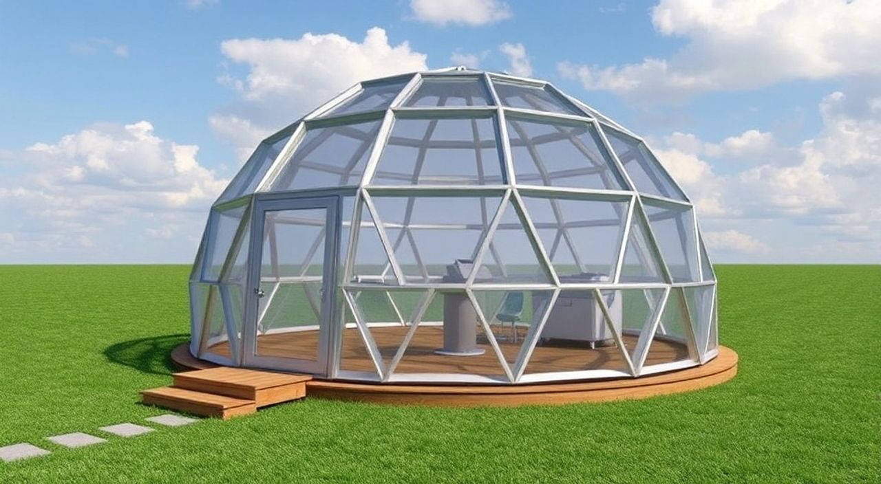 DIY: geo-dome из SIP-панели — 5 шагов