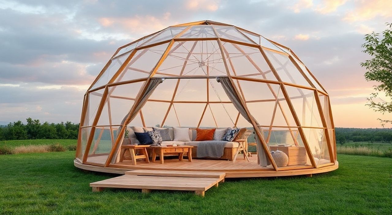 DIY: Glamping dome из CLT-панели — 10 шагов
