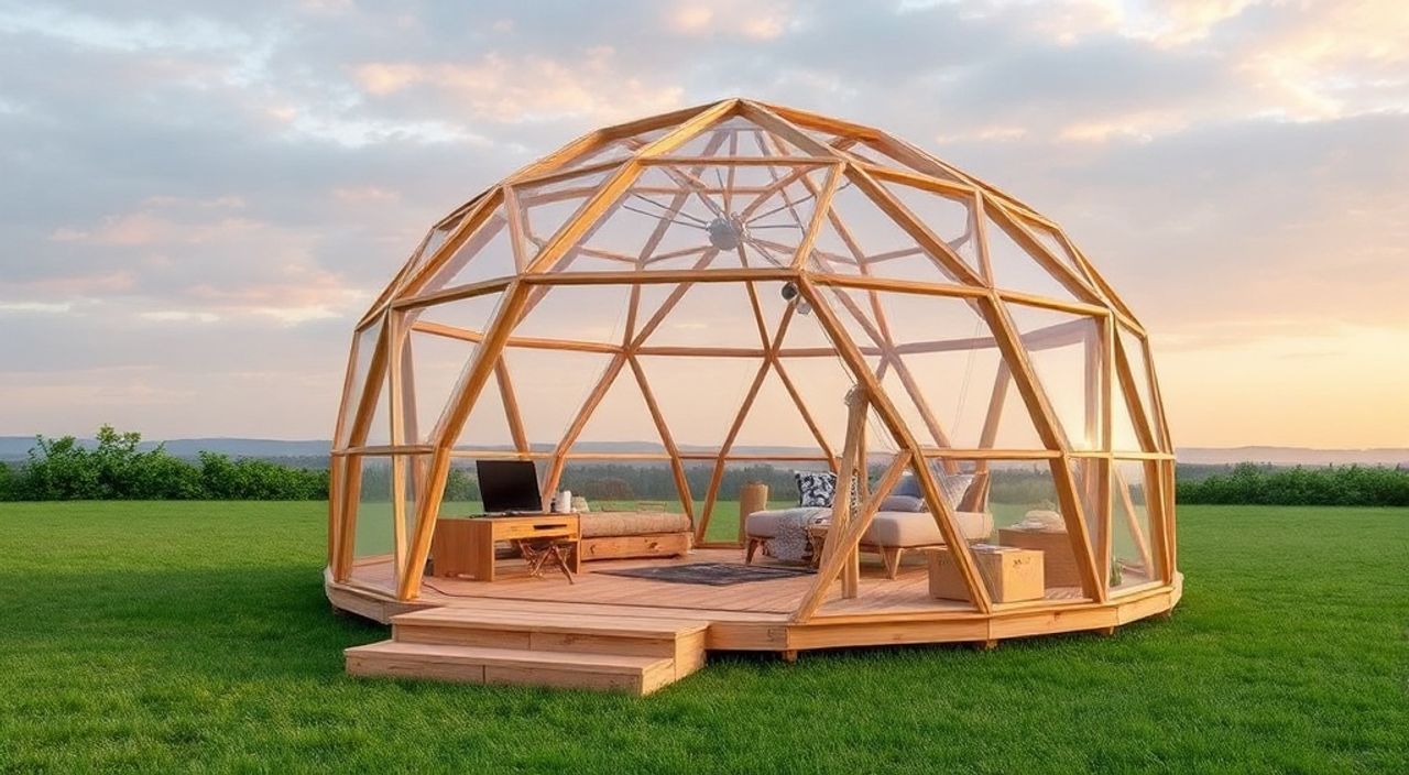 DIY: Glamping dome из CLT-панели — 15 шагов