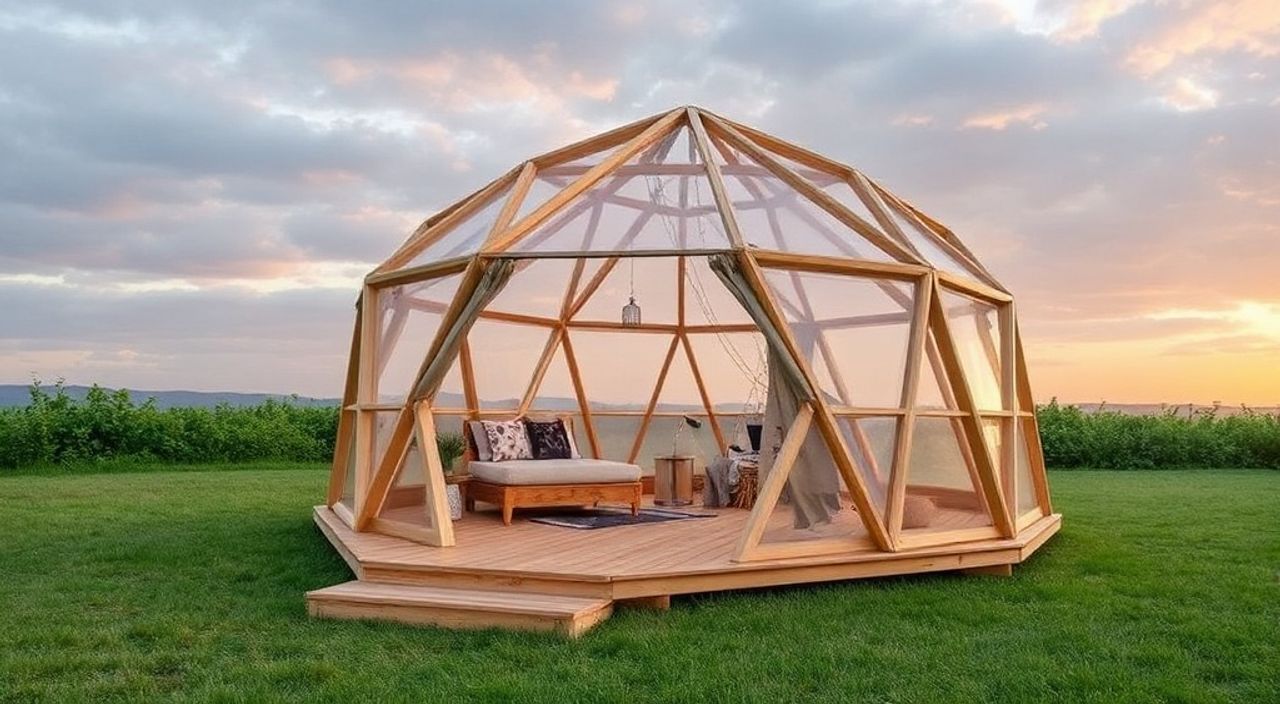 DIY: Glamping dome из CLT-панели — 5 шагов