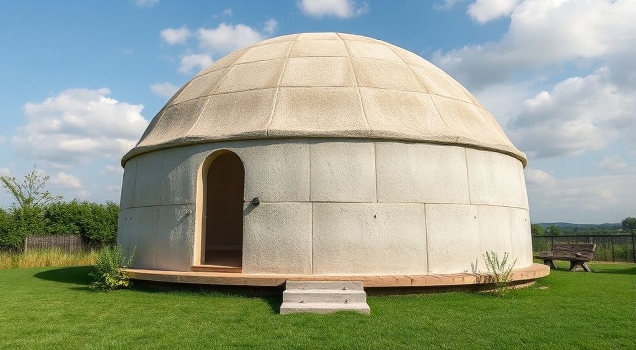 DIY: Glamping dome из фиброцемент — 10 шагов