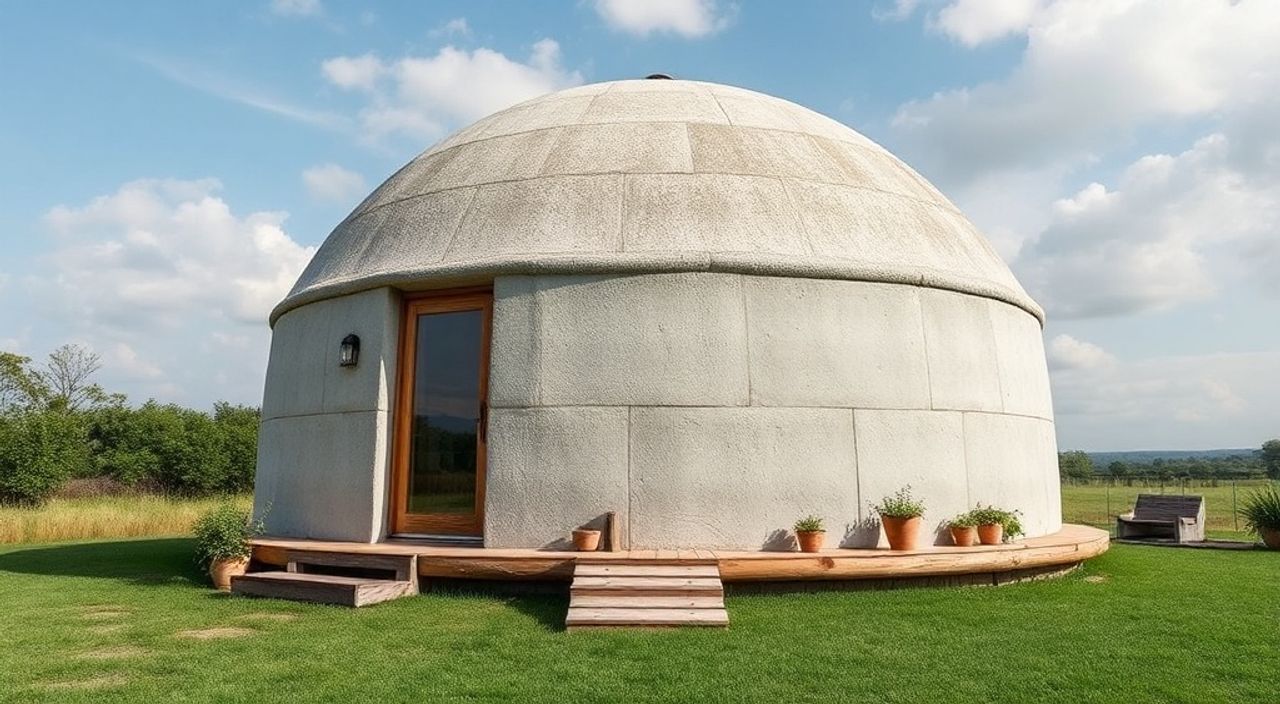 DIY: Glamping dome из фиброцемент — 15 шагов