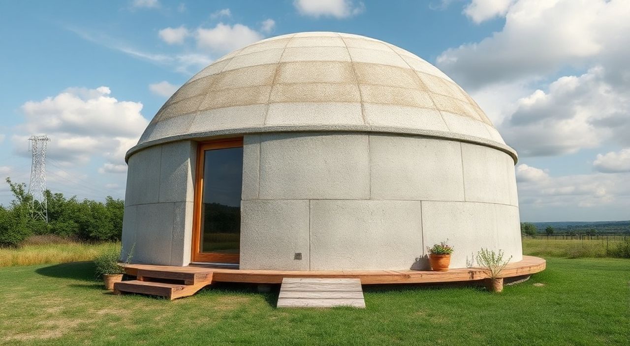 DIY: Glamping dome из фиброцемент — 5 шагов