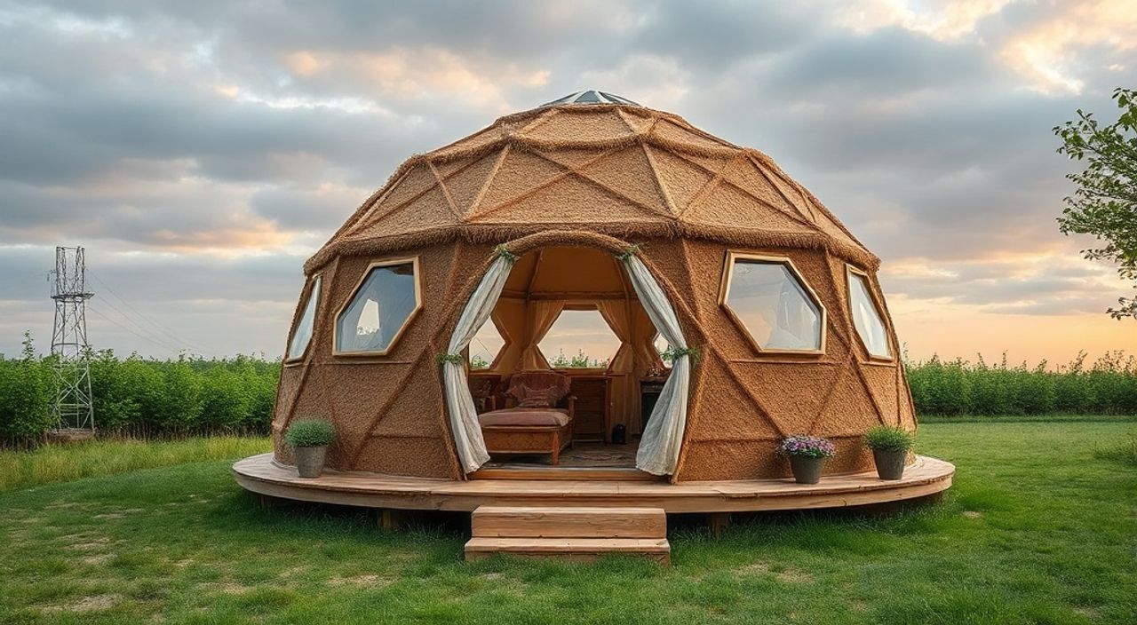 DIY: Glamping dome из hempcrete — 15 шагов