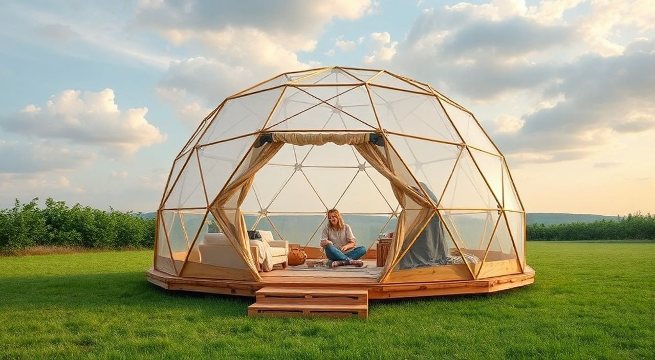 DIY: Glamping dome из каркас из LGS — 15 шагов