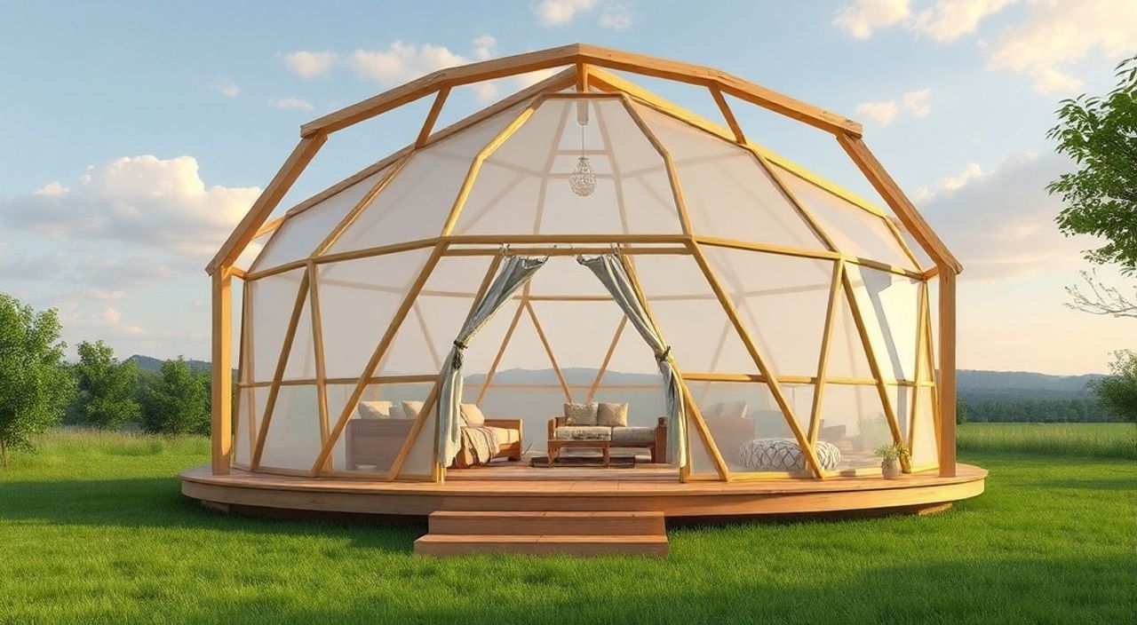DIY: Glamping dome из клееный ЛВЛ — 5 шагов