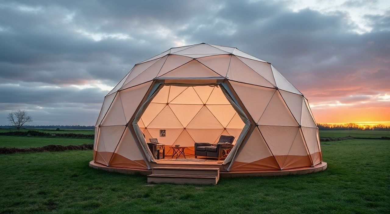 DIY: Glamping dome из PIR-утеплитель — 10 шагов