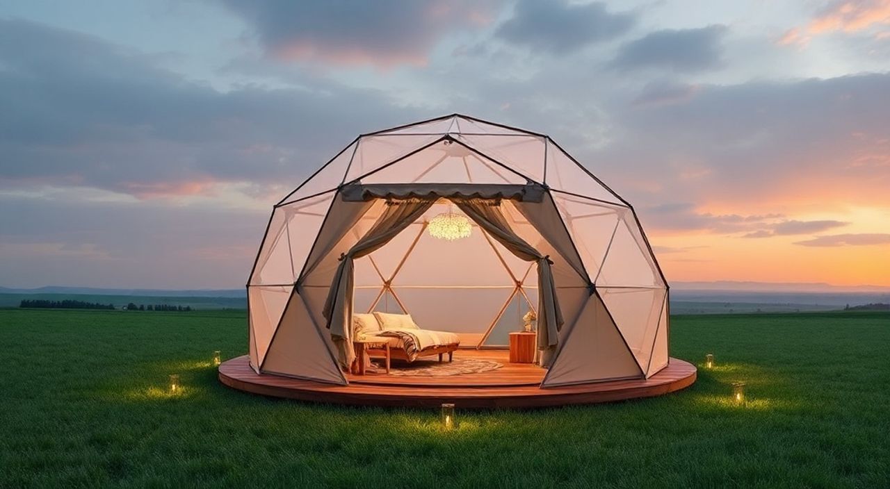 DIY: Glamping dome из PIR-утеплитель — 5 шагов