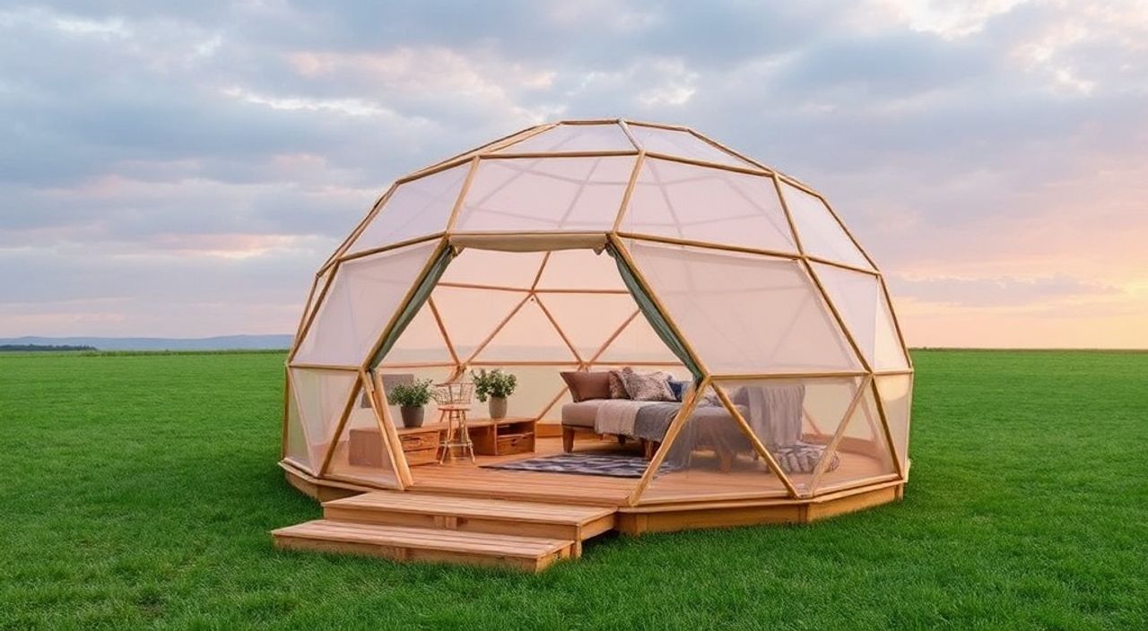DIY: Glamping dome из SIP-панели — 15 шагов