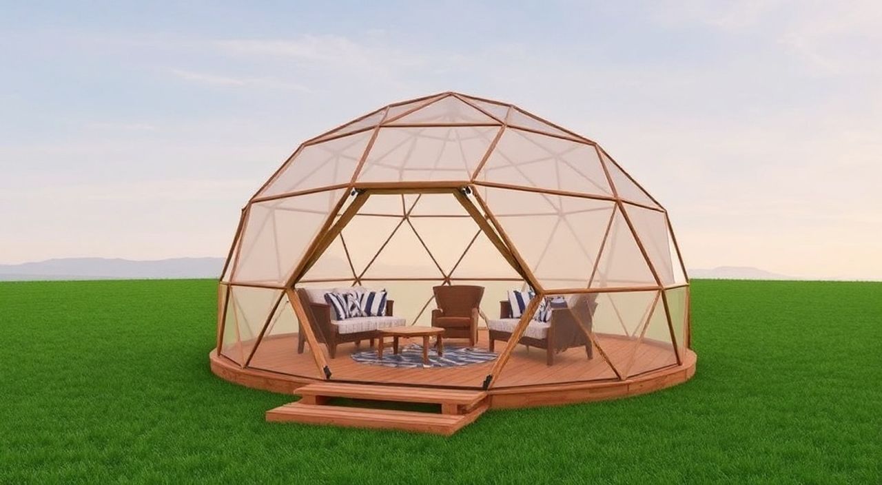 DIY: Glamping dome из SIP-панели — 5 шагов