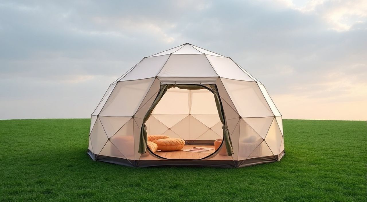 DIY: Glamping dome из структурный полимер — 10 шагов