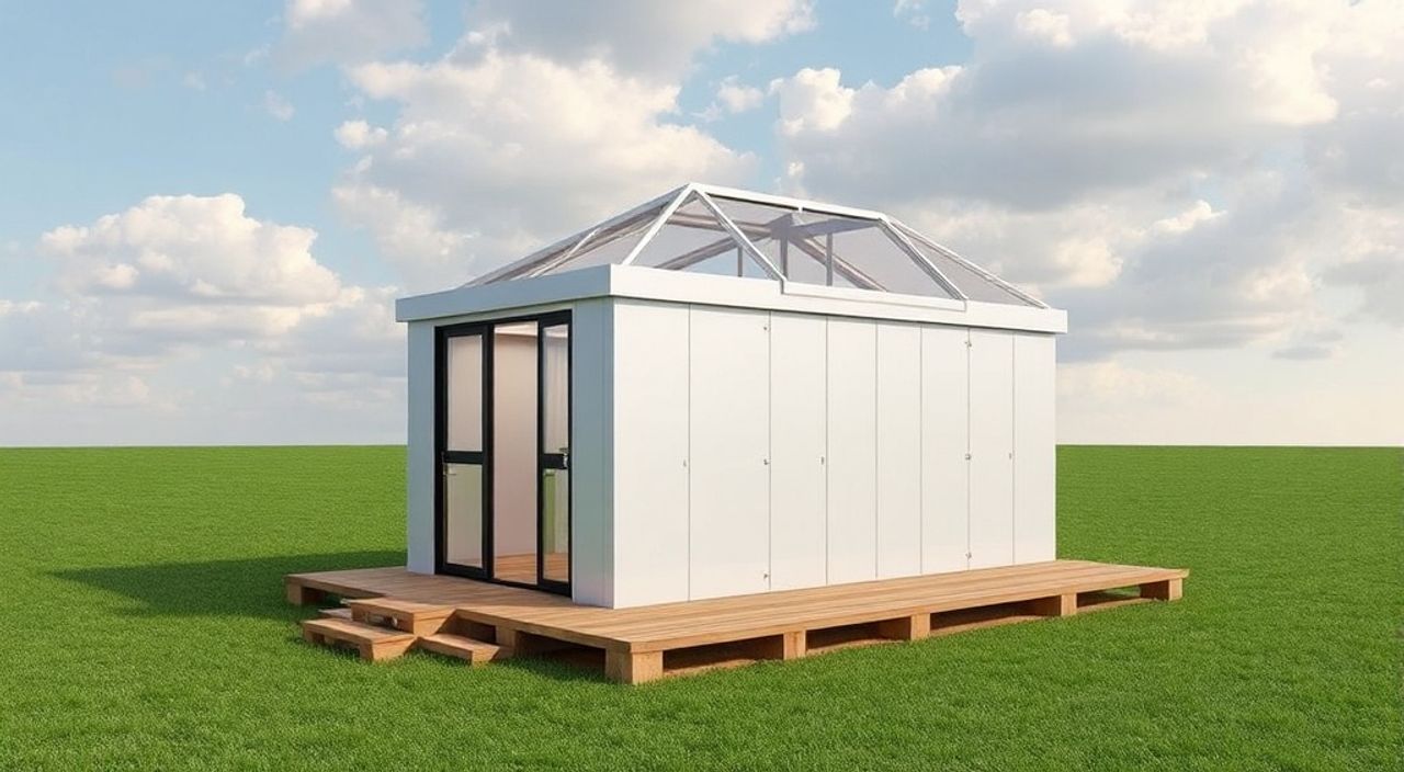 DIY: micro-loft из алюминиевый сэндвич-панель — 10 шагов