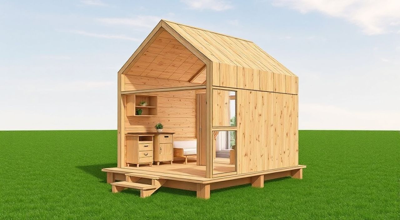 DIY: micro-loft из CLT-панели — 10 шагов