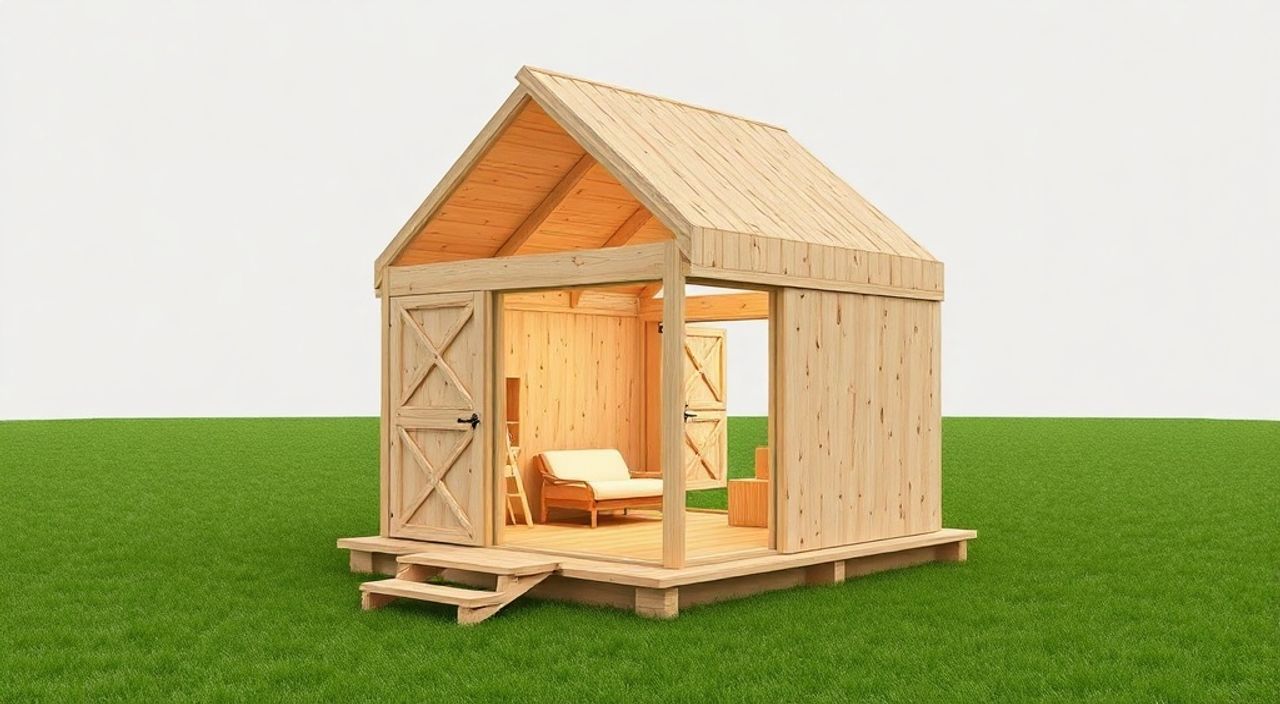 DIY: micro-loft из CLT-панели — 5 шагов
