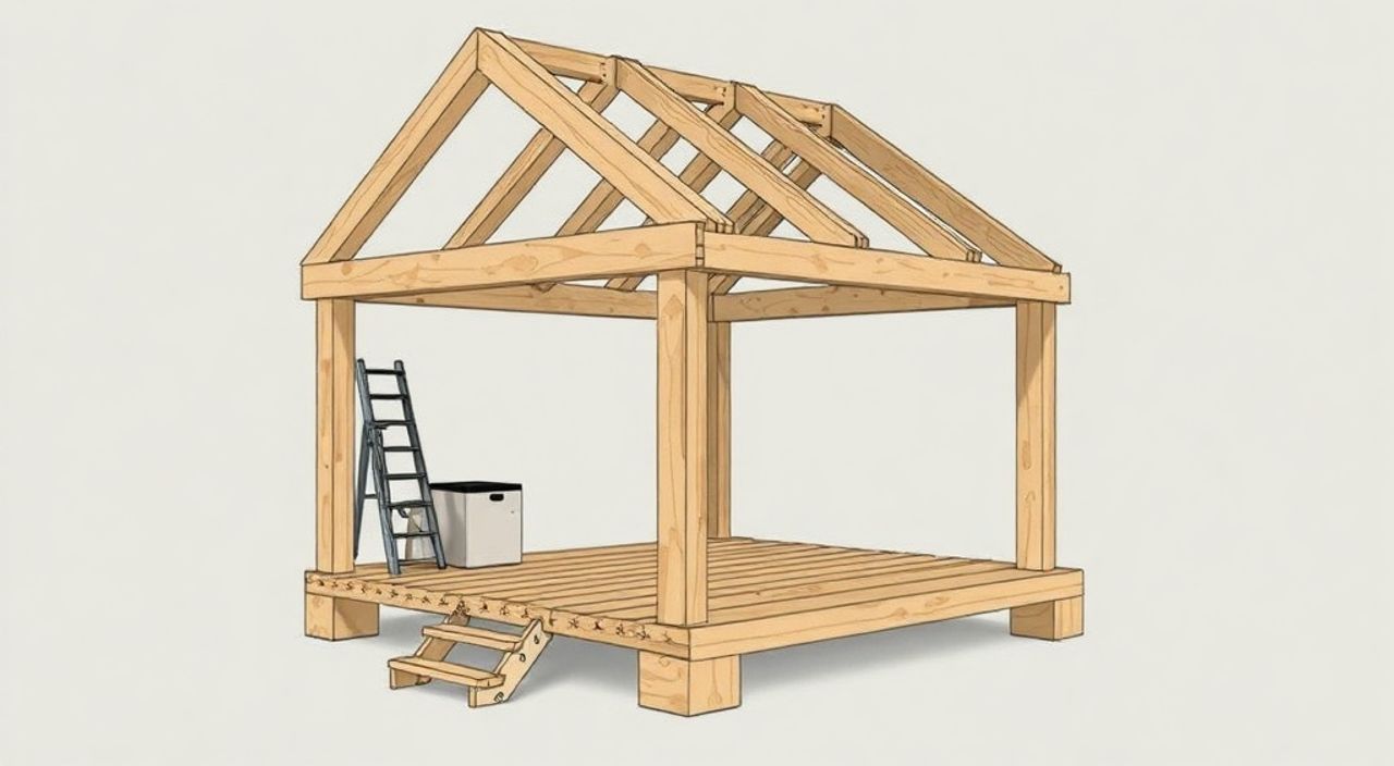 DIY: micro-loft из дерево-клееный брус — 5 шагов