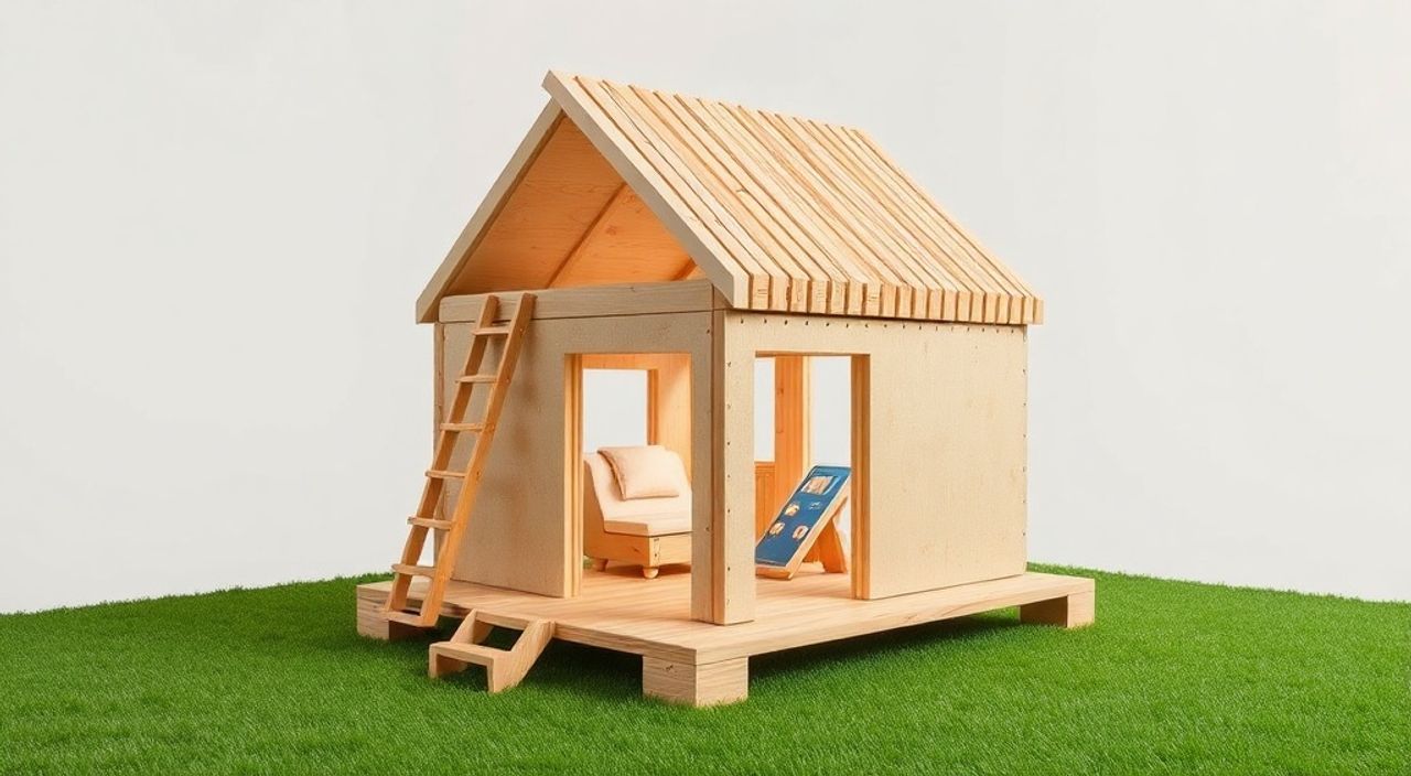 DIY: micro-loft из клееный ЛВЛ — 10 шагов