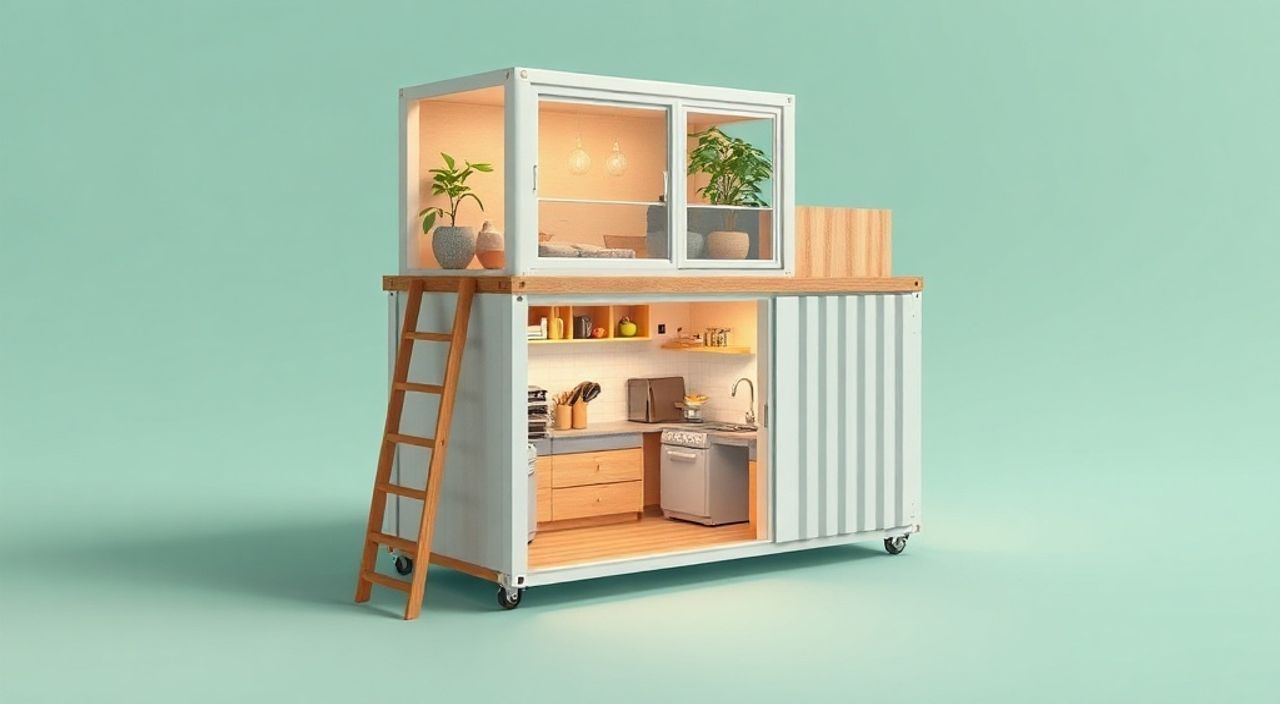 DIY: micro-loft из контейнер High-Cube — 15 шагов