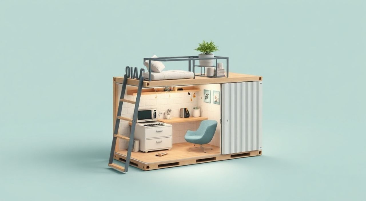 DIY: micro-loft из контейнер High-Cube — 5 шагов