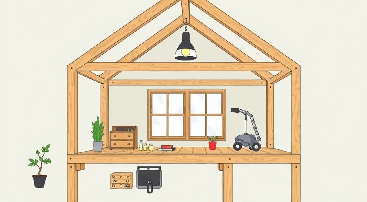 DIY: micro-loft из рамный брус — 5 шагов