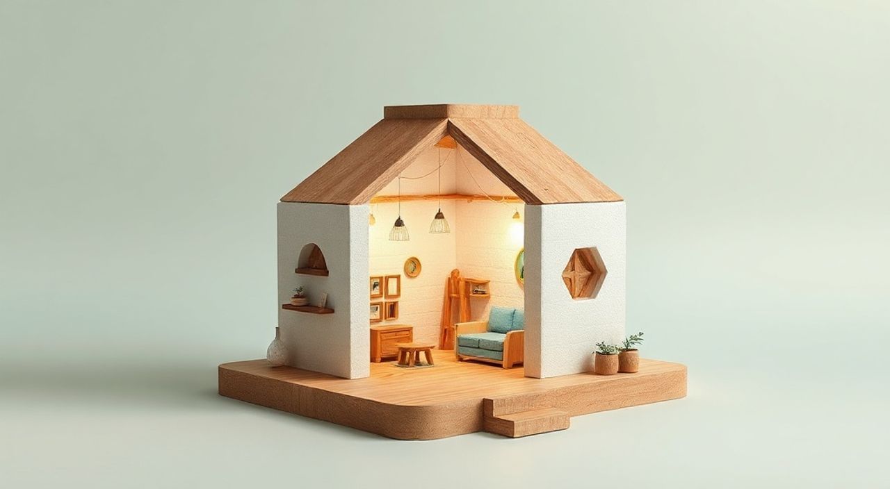 DIY: micro-loft из ручной саман — 5 шагов