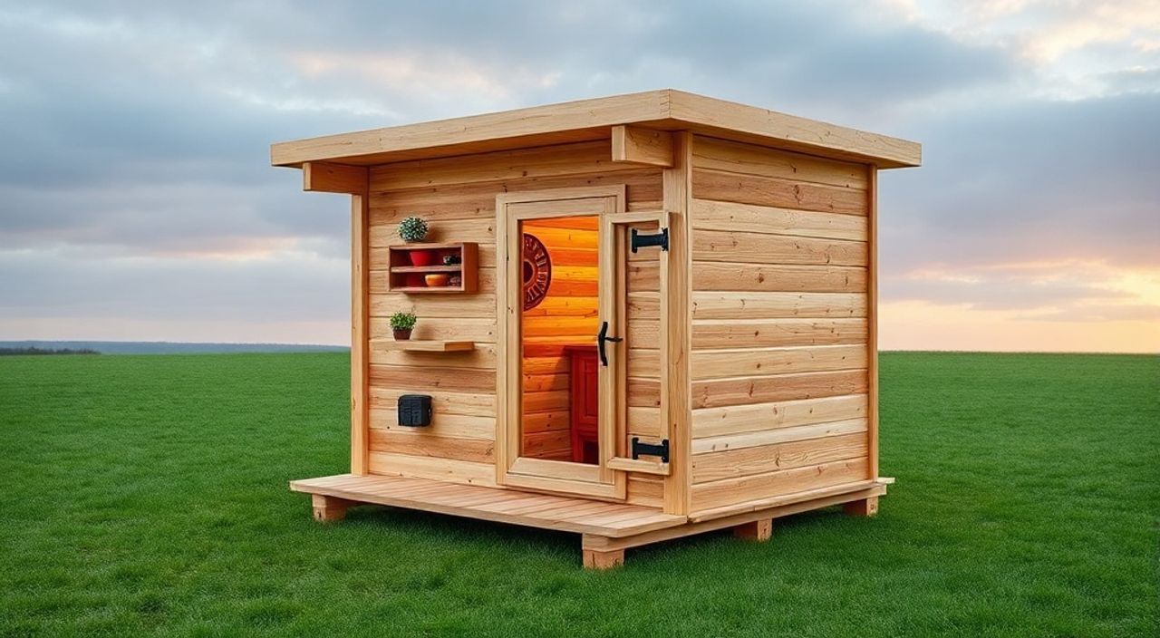 DIY: micro-loft из Thermowood — 15 шагов