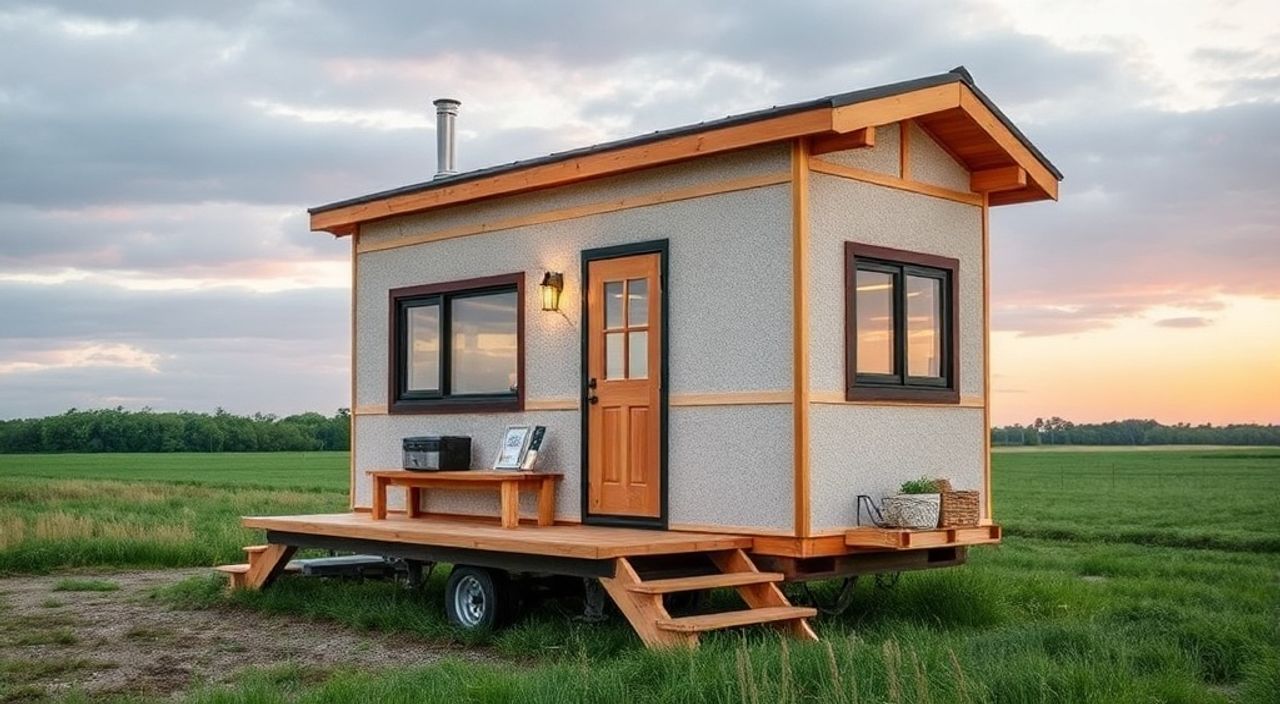 DIY: off-grid tiny-house из PIR-утеплитель — 15 шагов