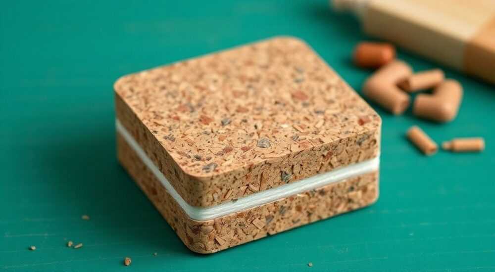 DIY-поглотитель из пробково‑резиновый слой: 5 шагов