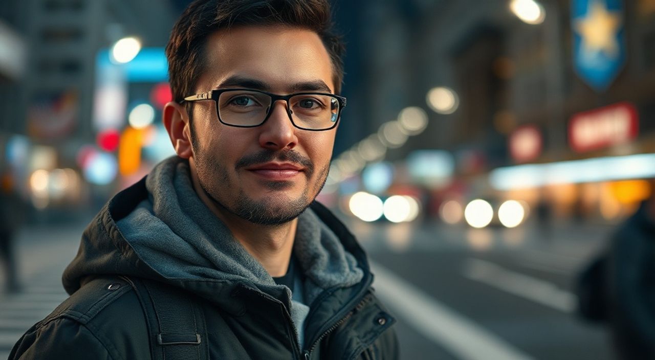 Длинная выдержка + photoshop для стрит‑портрета