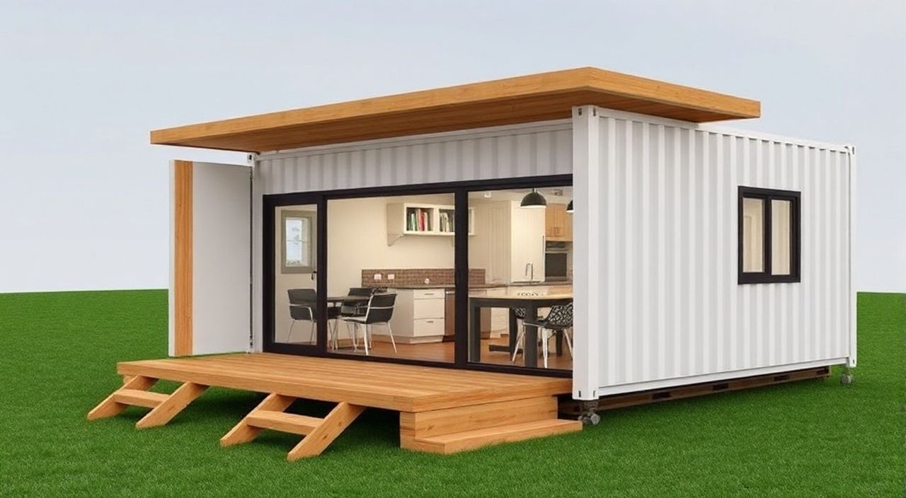 Дом-контейнер 40ft: 10 идей оптимизации DIY-сборки