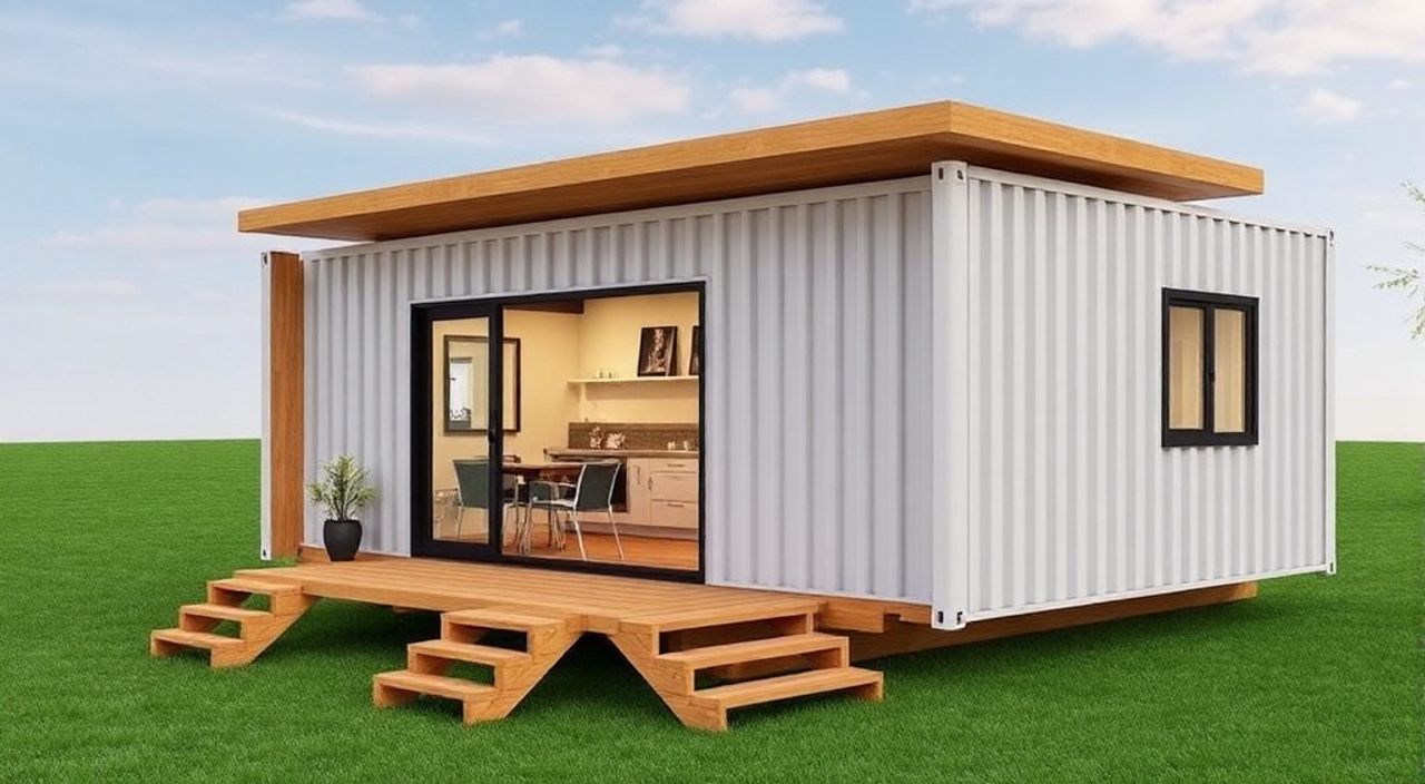 Дом-контейнер 40ft: 15 идей оптимизации DIY-сборки