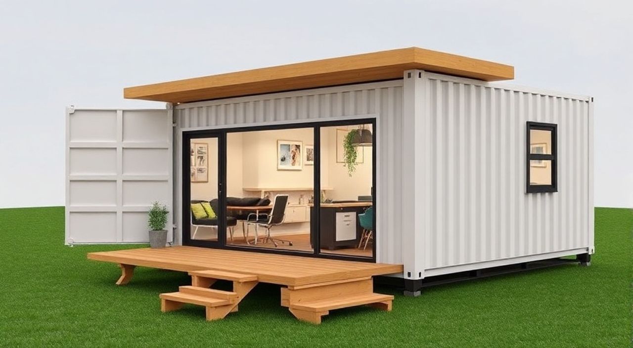 Дом-контейнер 40ft: 5 идей оптимизации DIY-сборки
