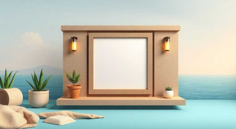 Домашний upgrade средиземноморского студии 20 м² с 3d‑панелями