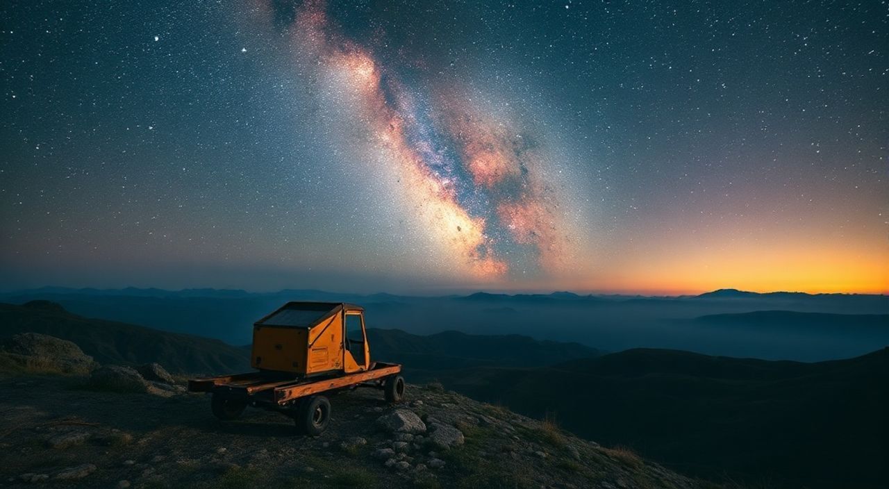 Двойная экспозиция + adobe lightroom для астрофотографии