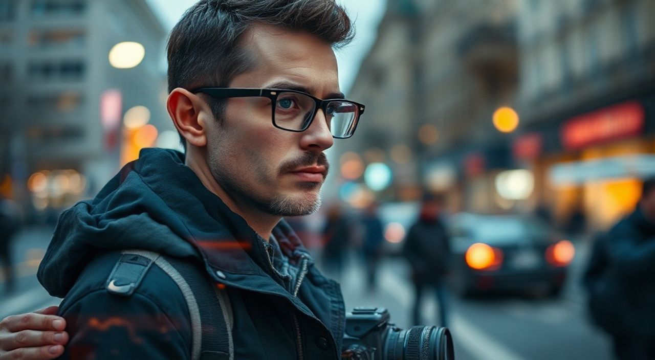 Двойная экспозиция + davinci resolve для уличной фотографии