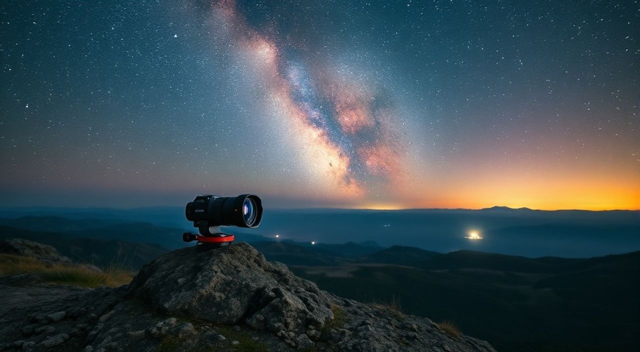 Двойная экспозиция + luminar neo для астрофотографии