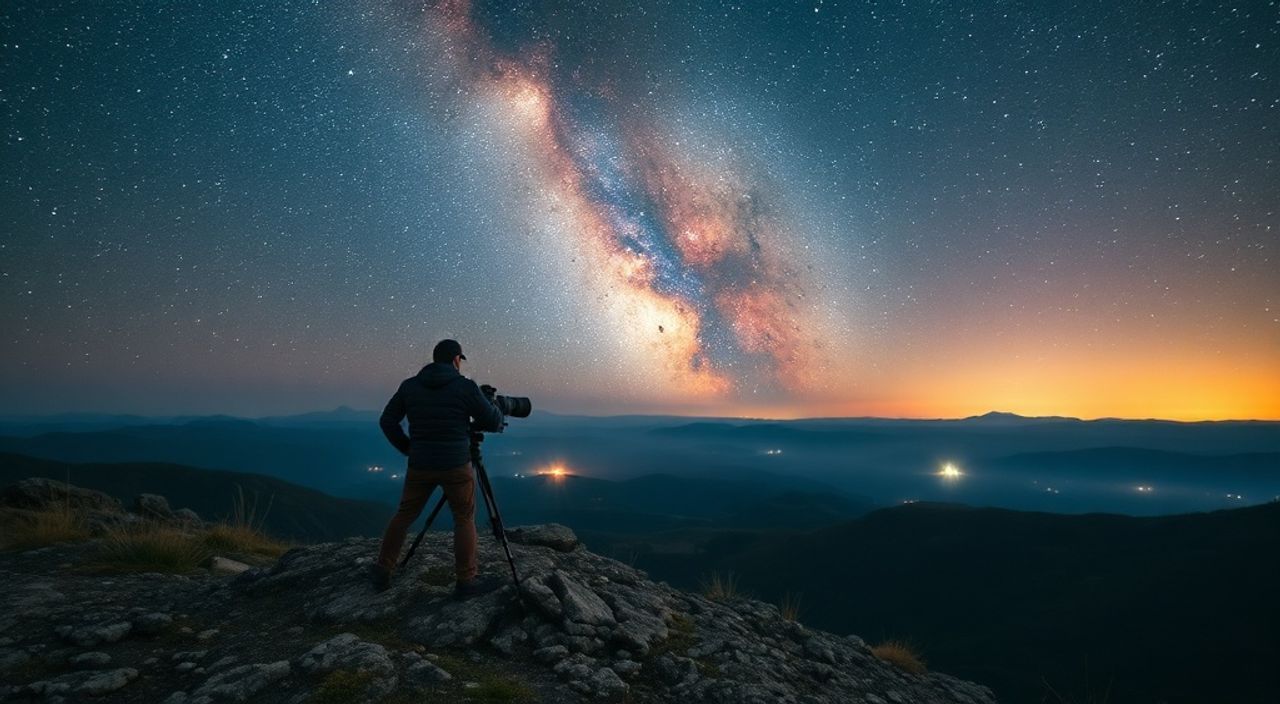 Двойная экспозиция + on1 photo raw для астрофотографии