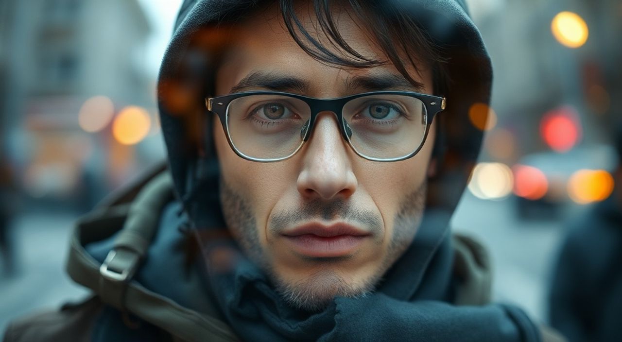 Двойная экспозиция + on1 photo raw для стрит‑портрета