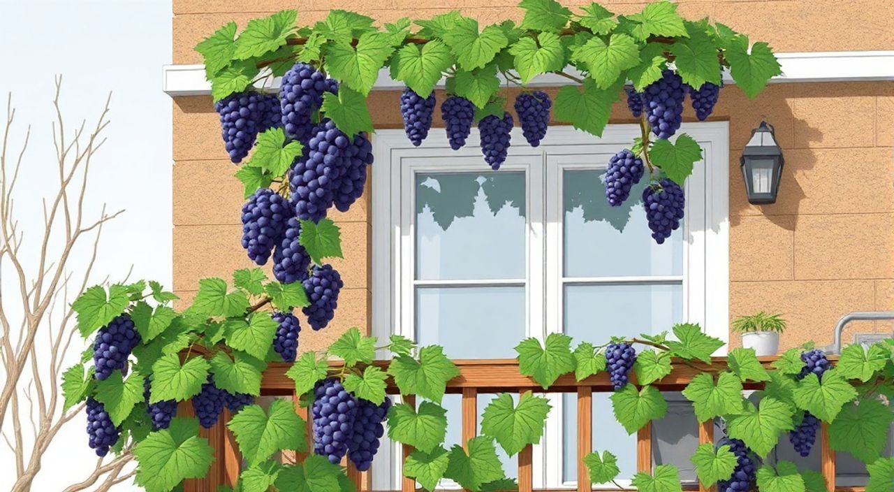 Февраль: укрытие виноград на балконе — пошаговый план