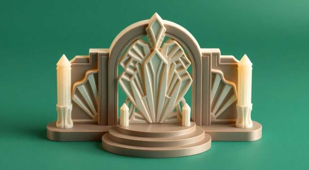 Гид новичка: 3D‑печати ар‑деко акцентов