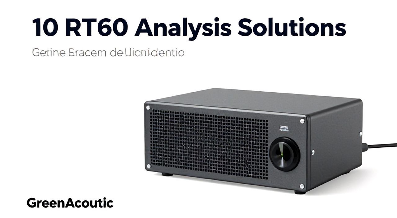 GreenAcoustic: 10 решений для RT60-анализ