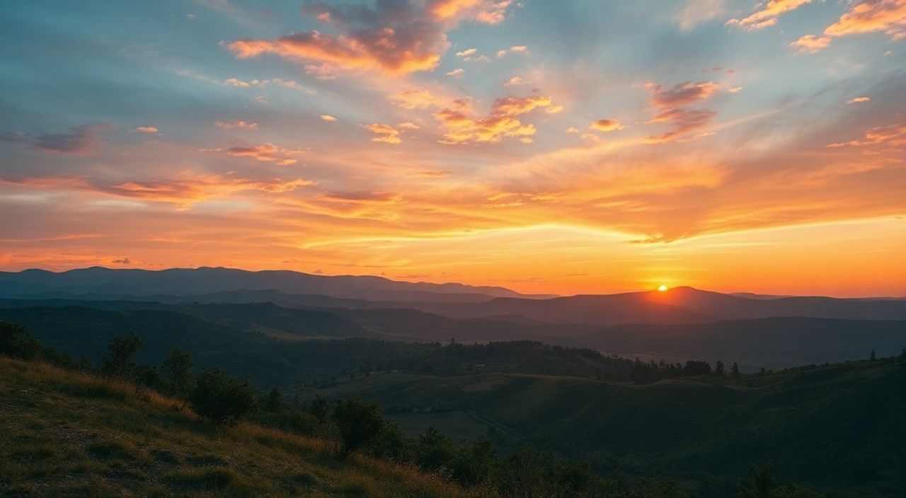 Hdr + photoshop для пейзажа на закате