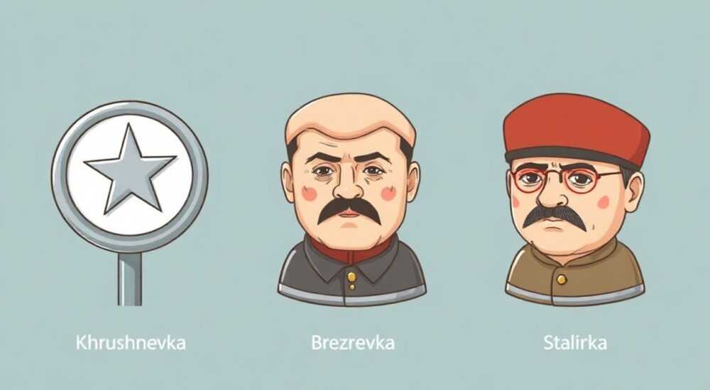 Хрущевка брежневка сталинка как отличить